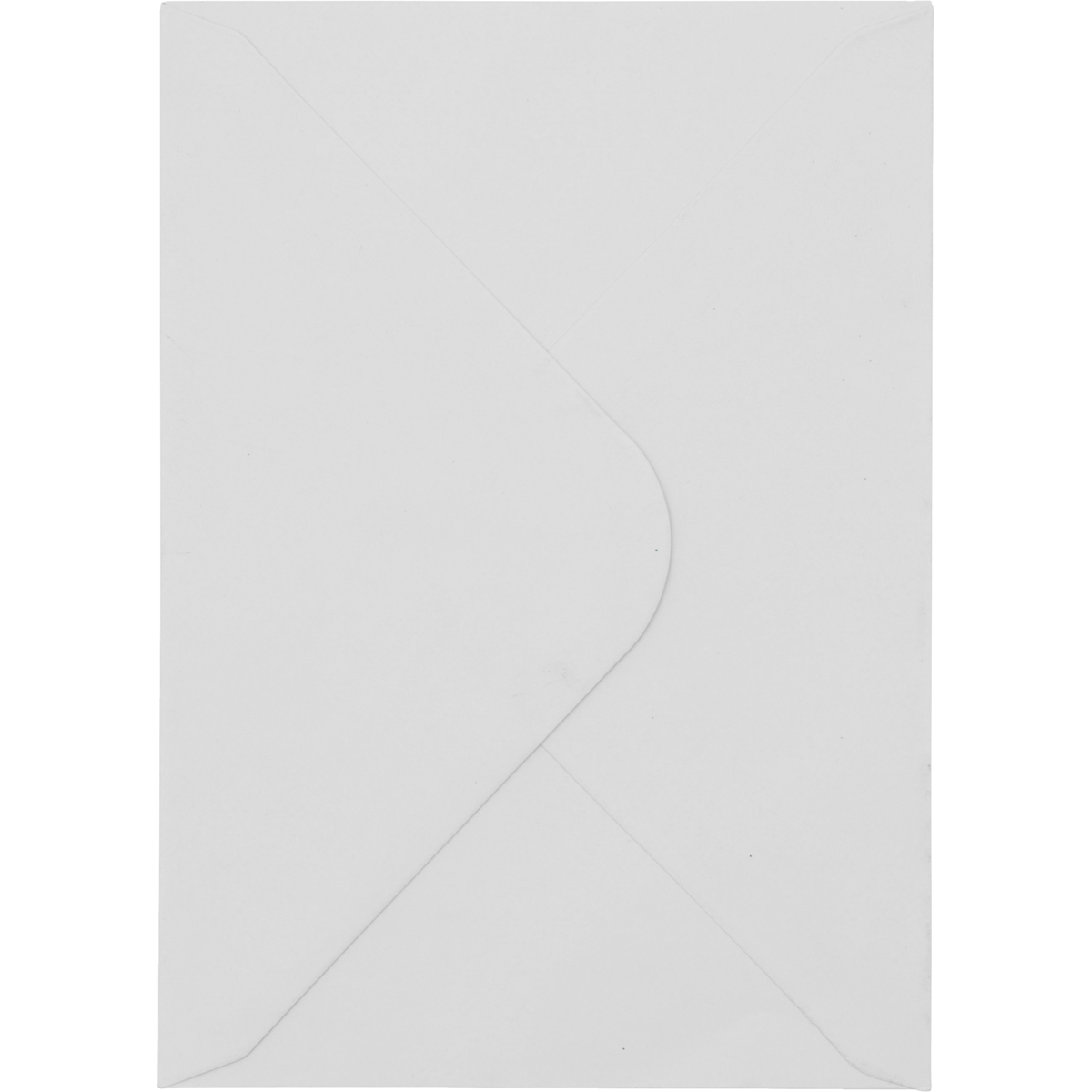 A set of 6 winter greeting cards from House Doctor is displayed with a plain white envelope, flap closed and viewed from the back on a neutral background—ideal for holiday or Christmas messages.