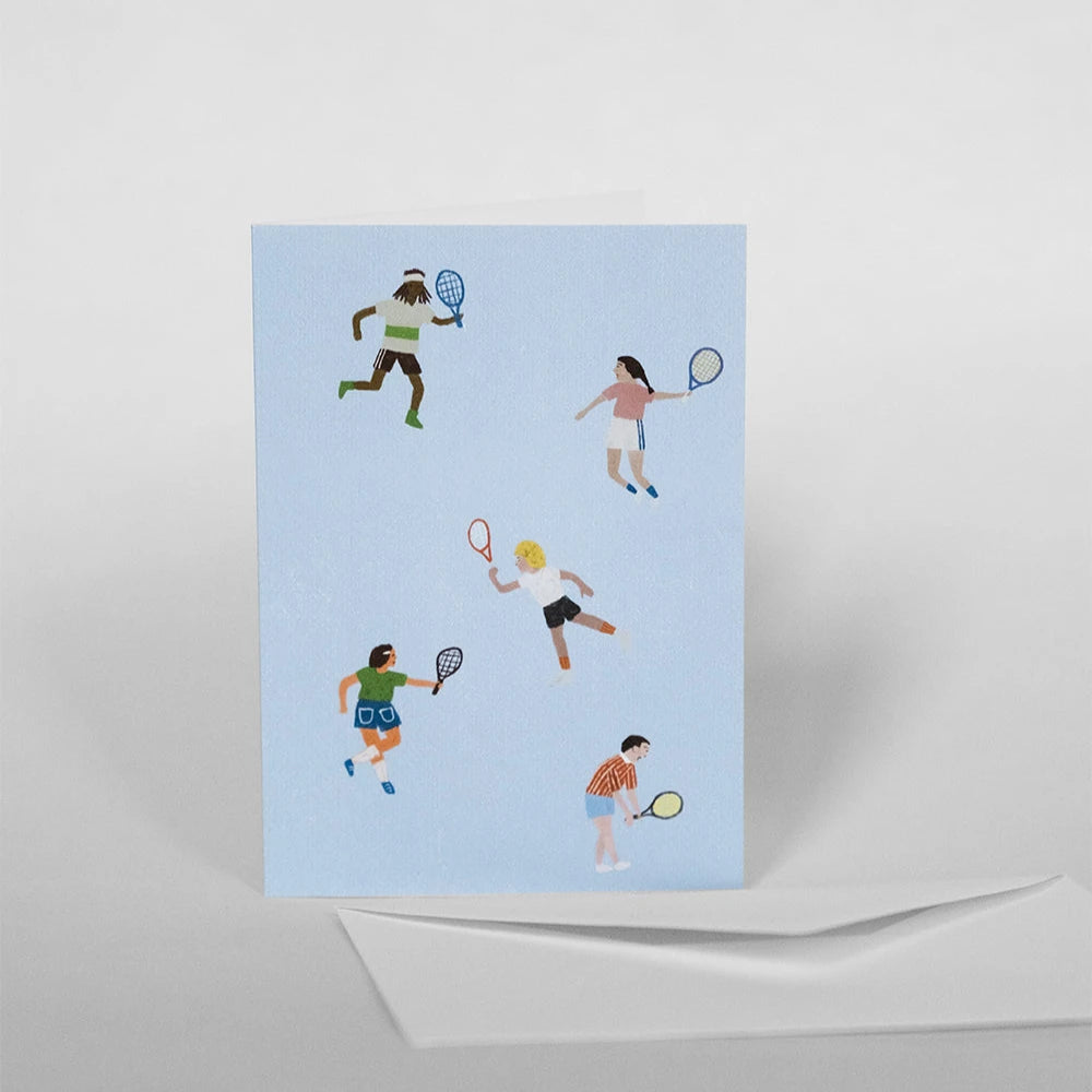 Tennis Card w. Envelope A6