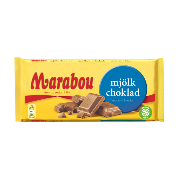 Marabou Mjölkchoklad – Milk Chocolate 200g