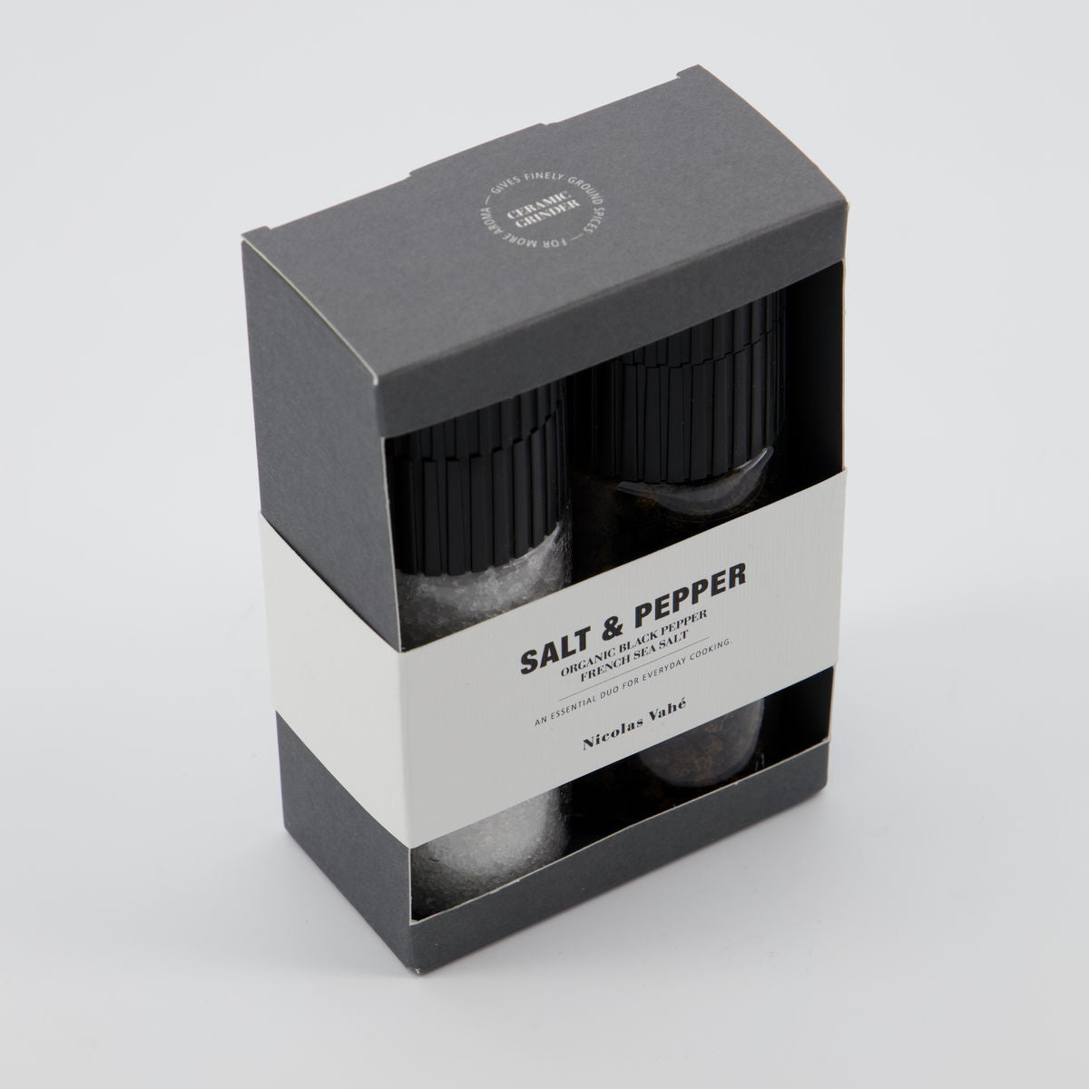 Gift box Sea Salt & Organic Pepper, Nicolas Vahé
