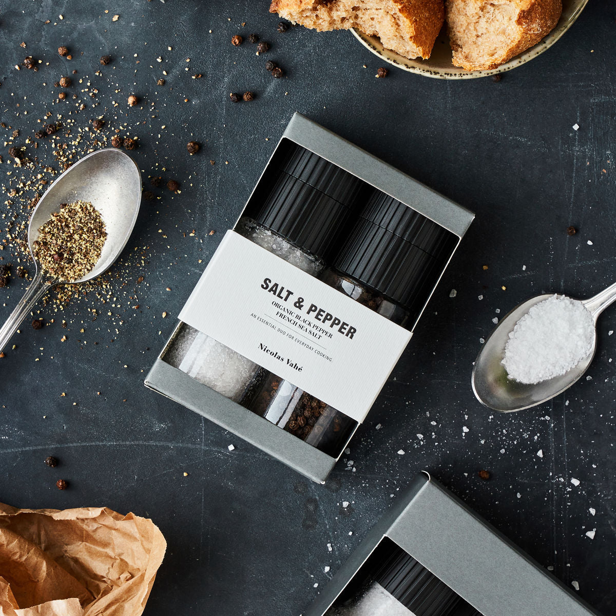 Gift box Sea Salt & Organic Pepper, Nicolas Vahé