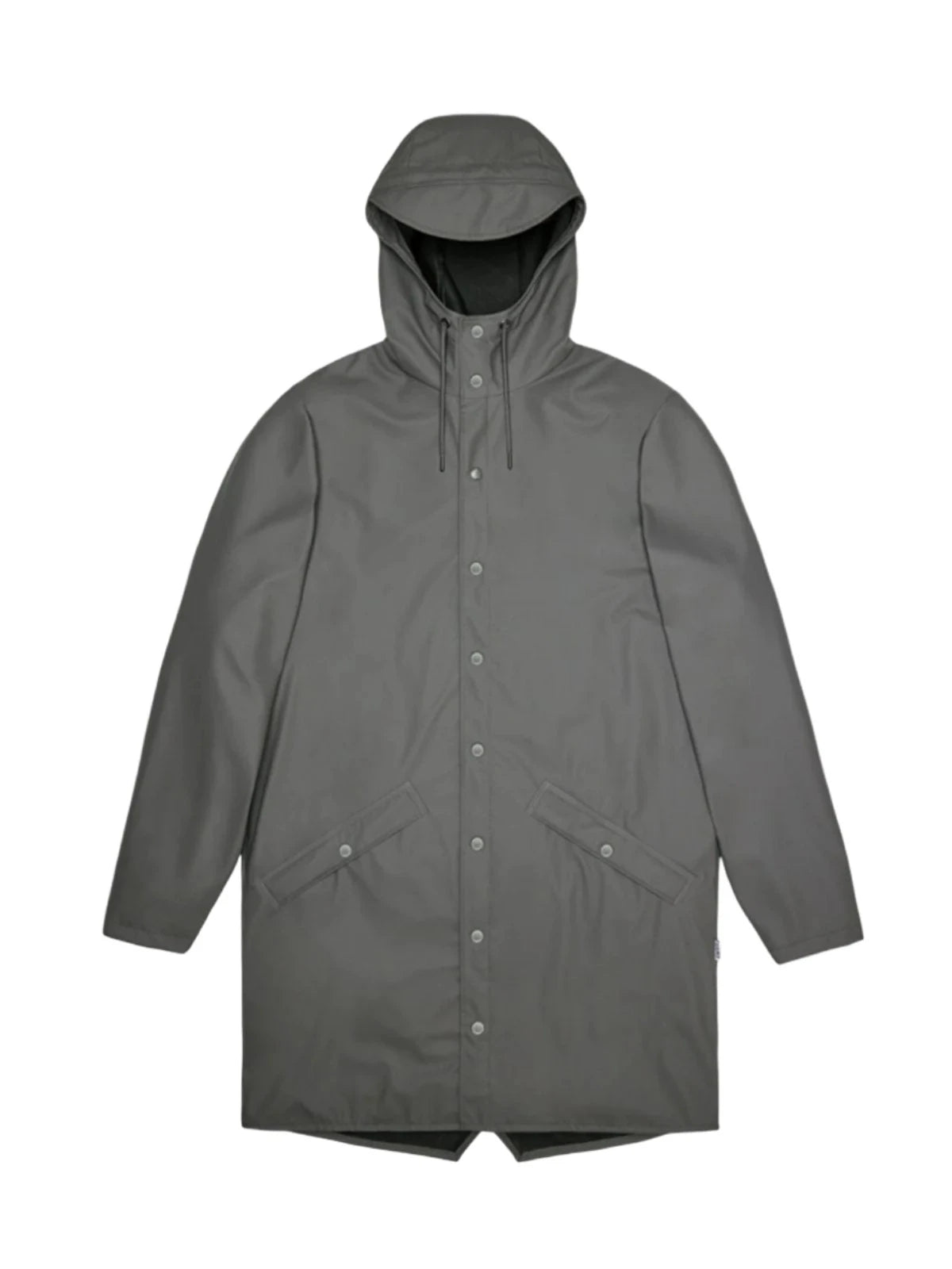 Rains Unisex Long Jacket in Grey