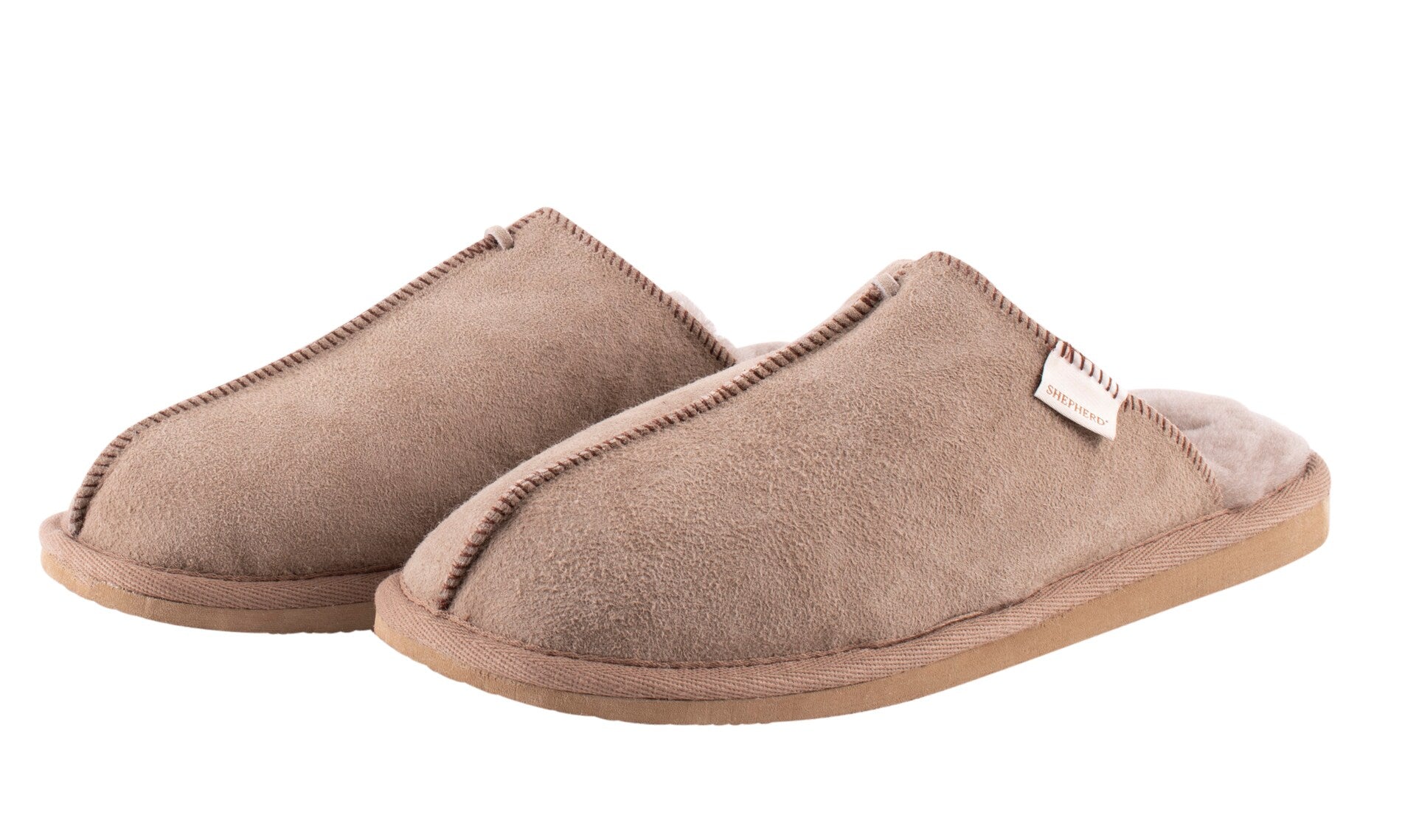 Sheepskin Slippers Men - Hugo in Stone