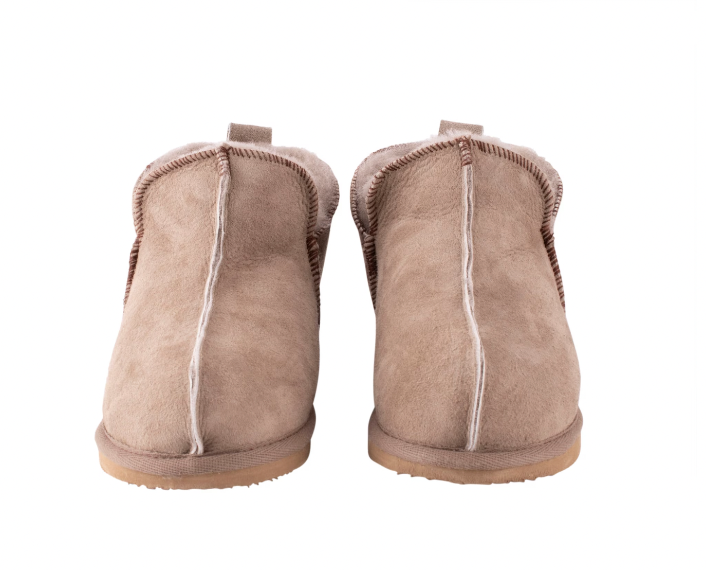 Sheepskin Slippers - Annie in Stone