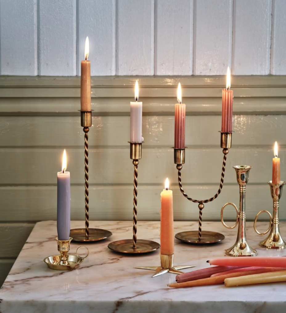 Candle Holder Siw in Brass