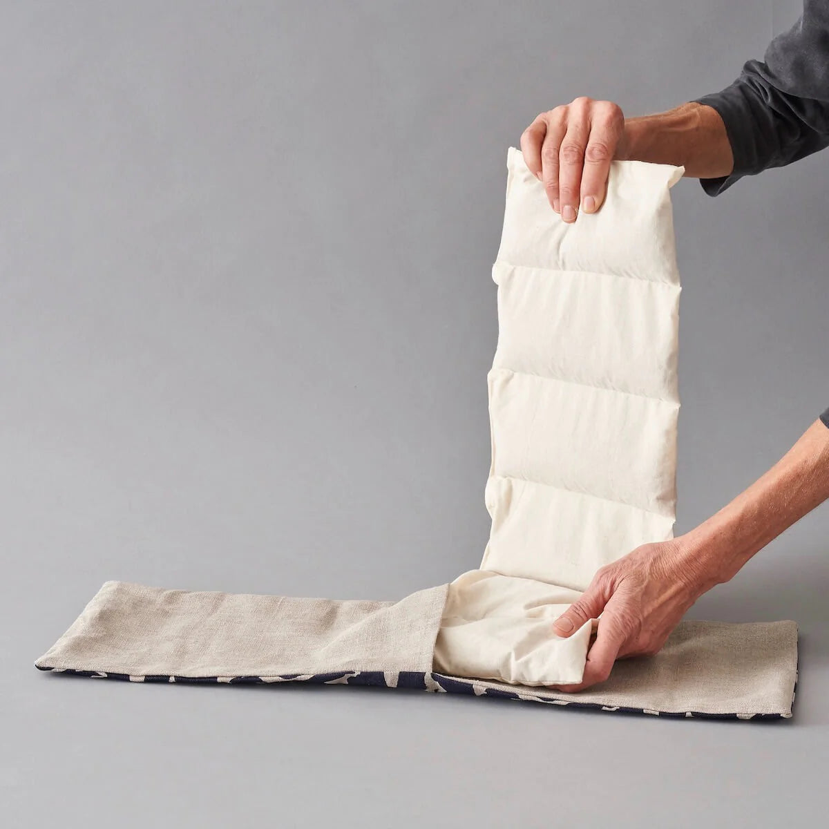 Linen Wheat Bag - Large in Natural Plain - Blabar Nordic Living