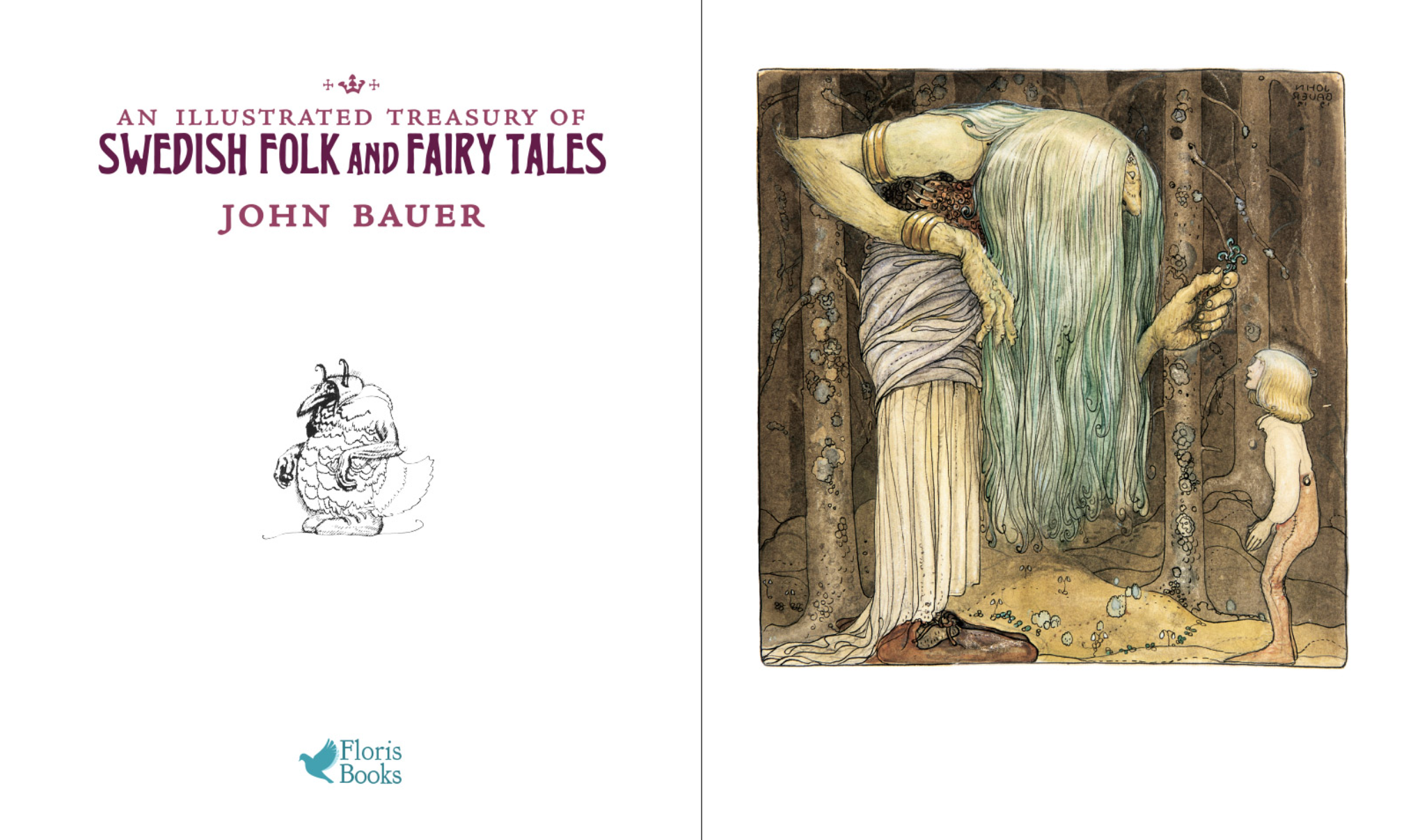 An Illustrated Treasury of Swedish Folk & Fairy Tales by John Bauer