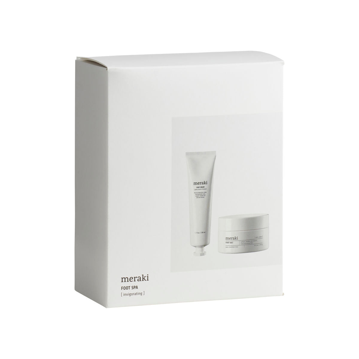Organic Gift Box Foot Spa with Foot Salt and Cream