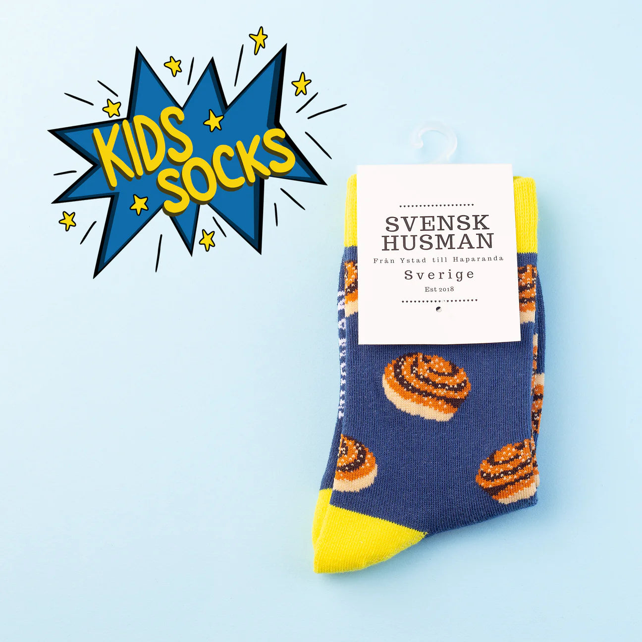 Kanelbullen Cinnamon Bun Socks - Children