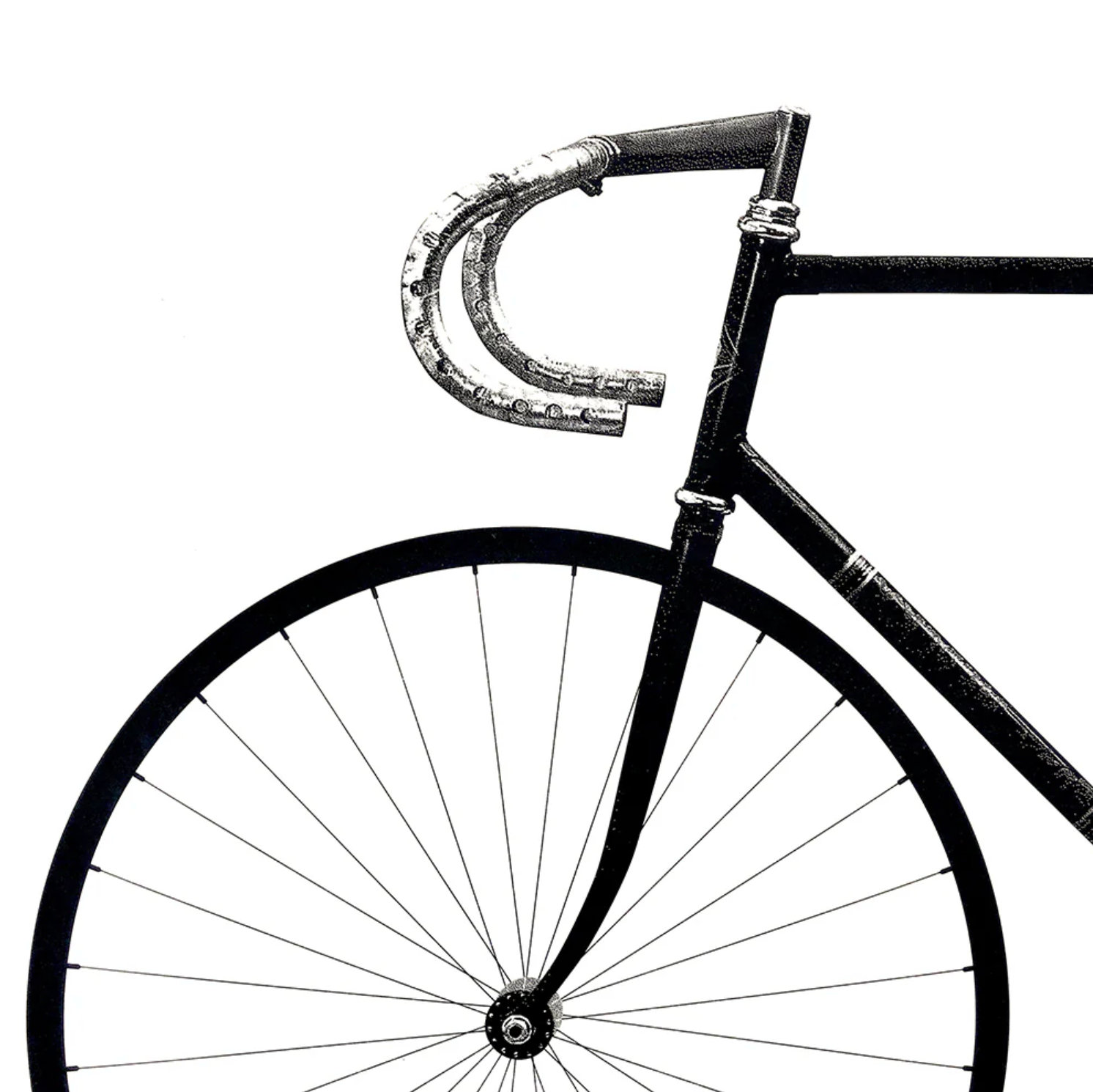 Screenprint Ride XL, 2 parts, 70cm x 100cm - Blabar Nordic Living