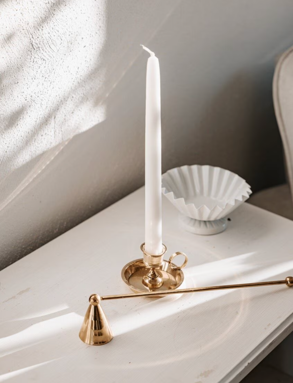 Candle Holder Siw in Brass