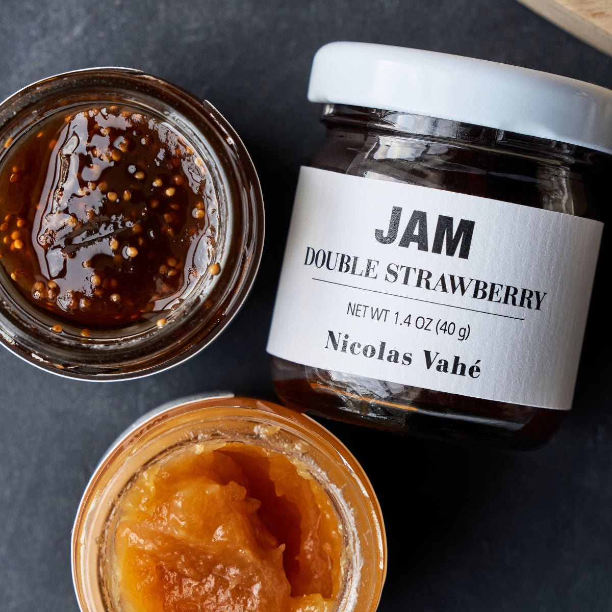 Jam, Favourite Selection 3 x 40g - Double Strawberry, Fig, Coconut & Passion Fruit