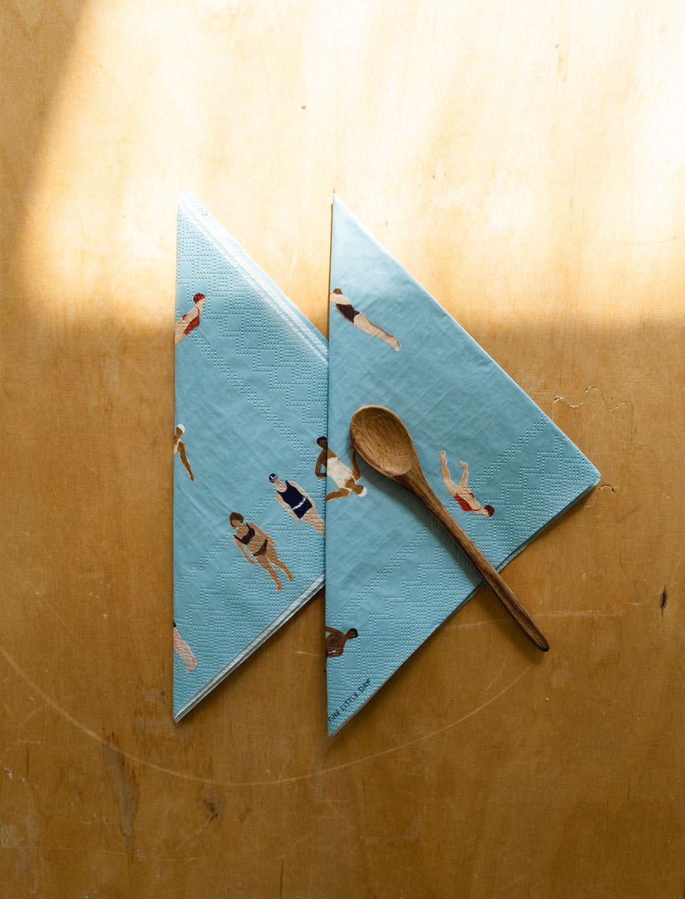 Paper Napkins with Swimmers, 33x33 cm