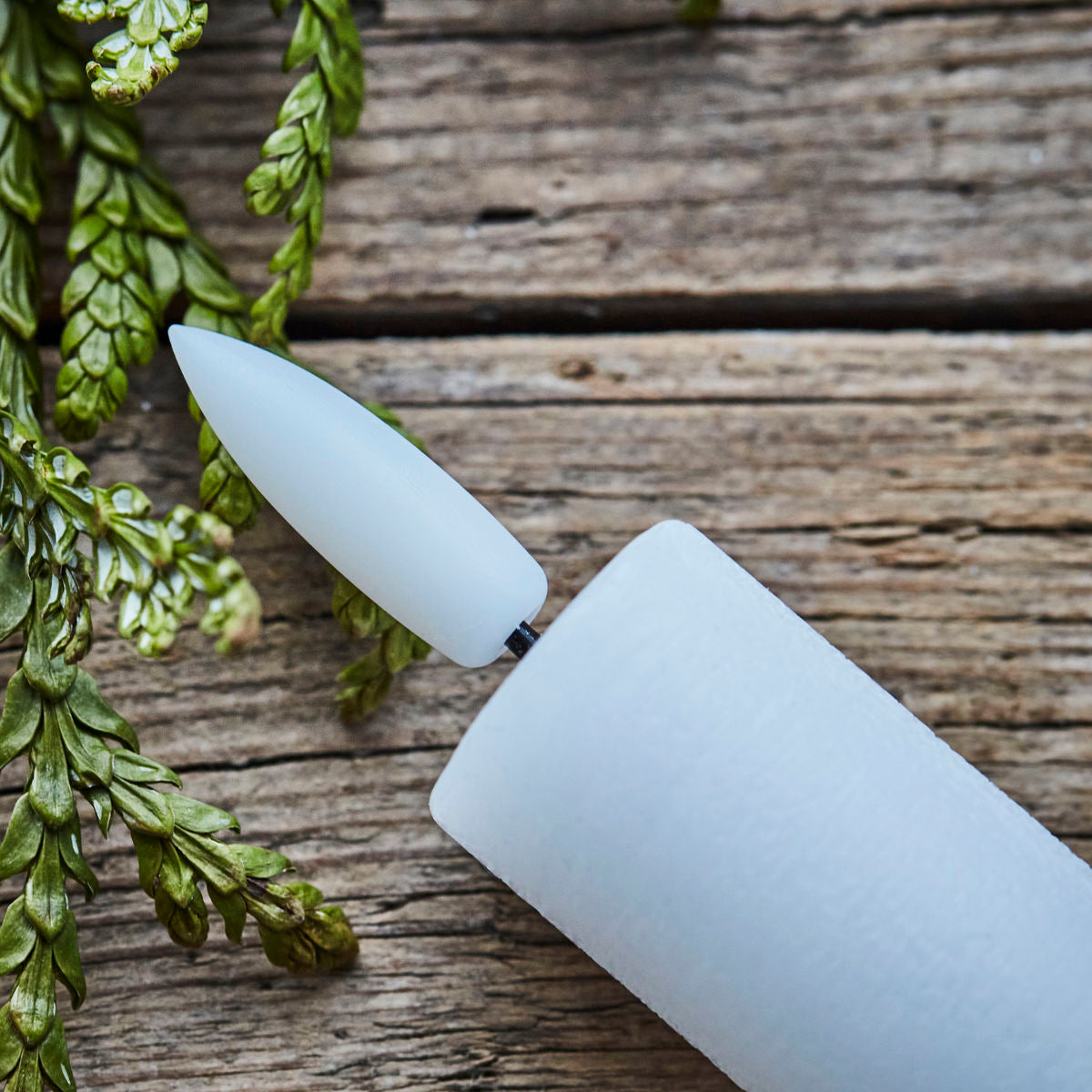 Candles LED, set of 2, Dinner candles