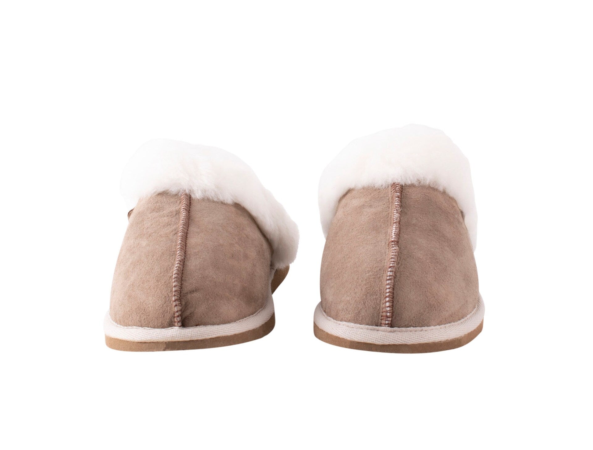 Sheepskin Slippers - Jessica in Stone