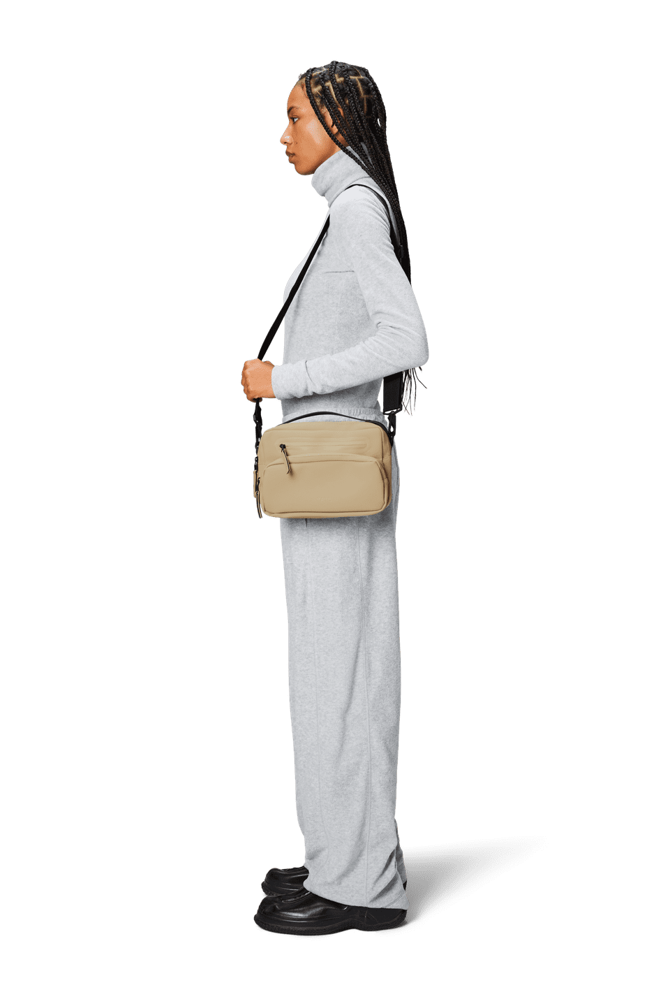 Rains Cargo Box Bag in Sand