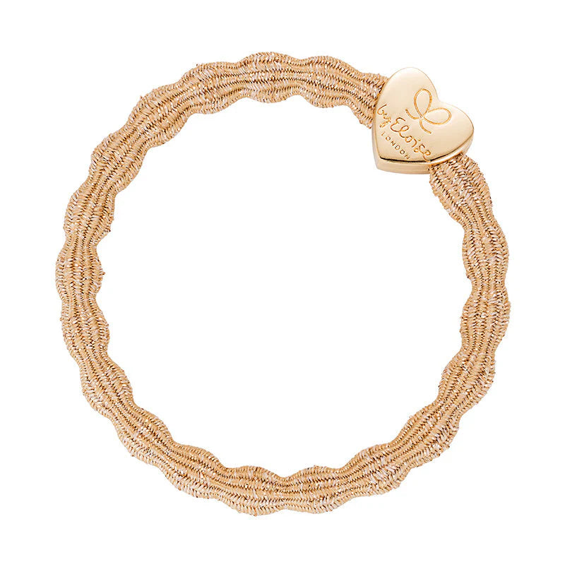 Bangle Band Gold Heart · Glittery Gold - Blabar Nordic Living