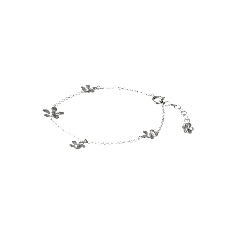 Wild Poppy Bracelet in Silver