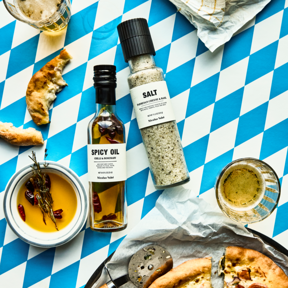 Gift box, Nicolas Vahé Pizza Kit, Seasoning & Oil