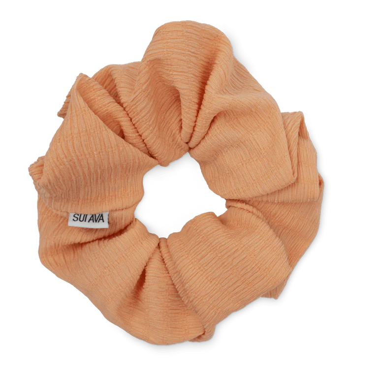 Ea Zig-Zag Scrunchie in Orange