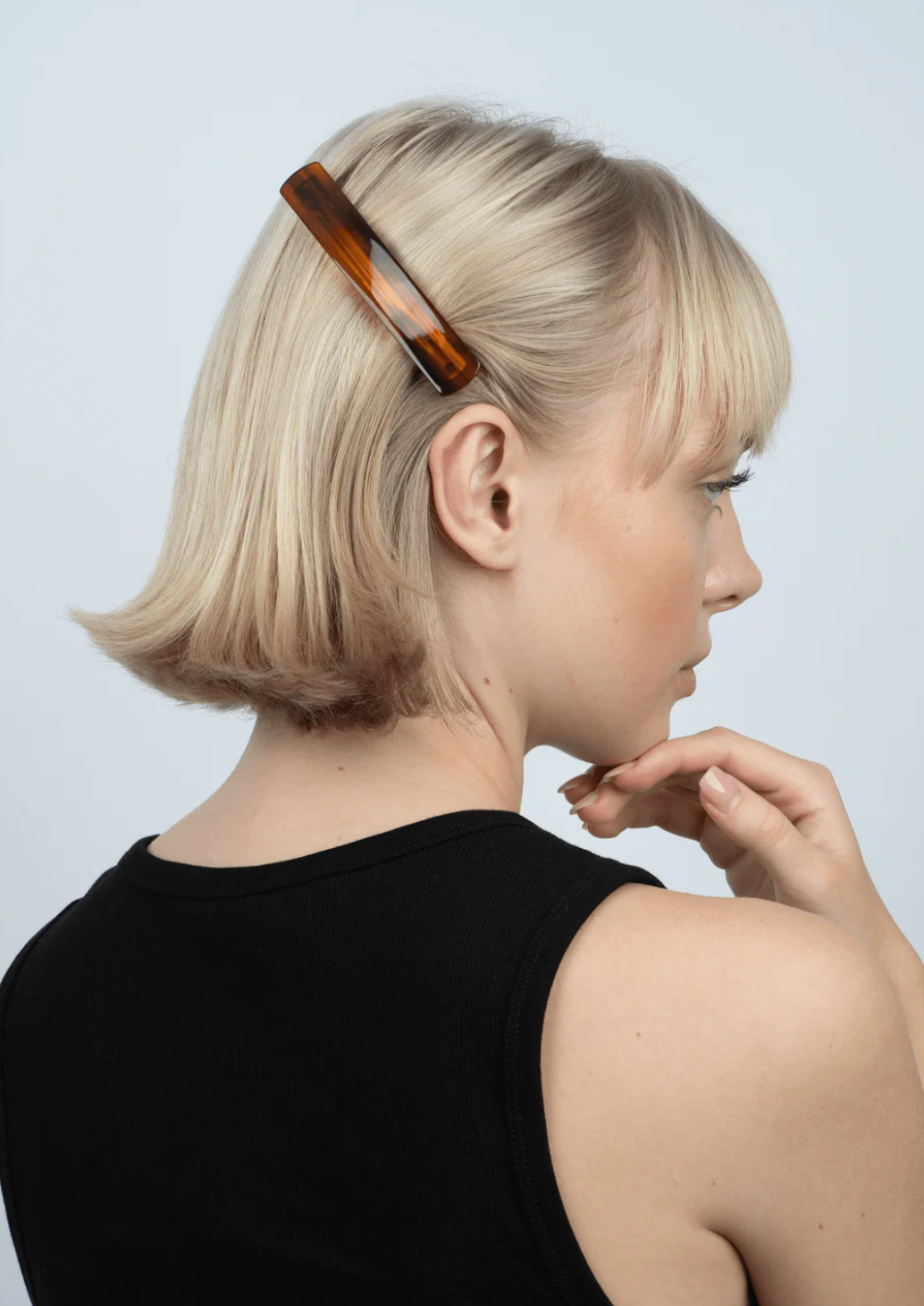 Hair Clip Classic in Golden Brown