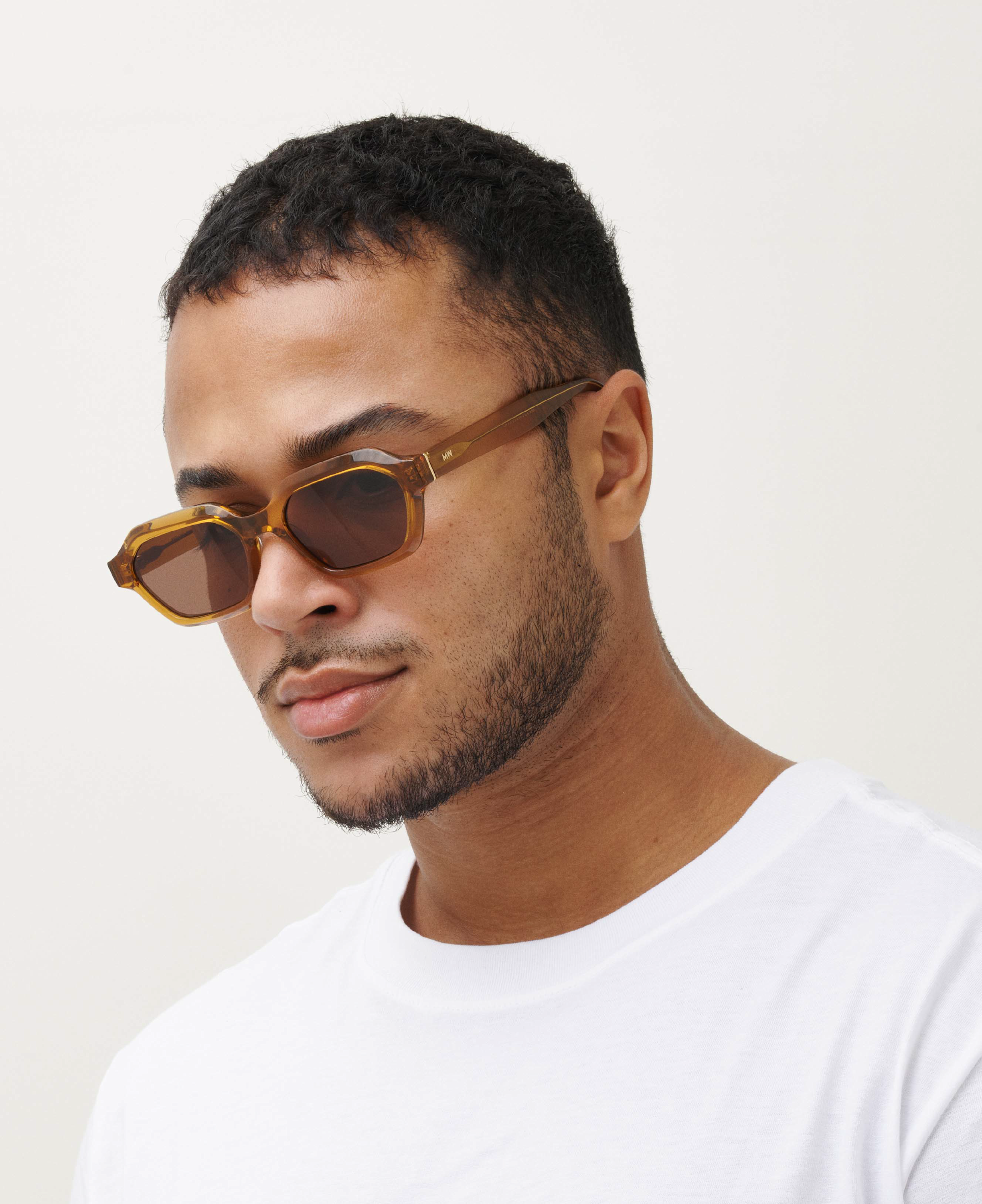 Sunglasses Anthony in Brown Coffee w. Brown Lenses