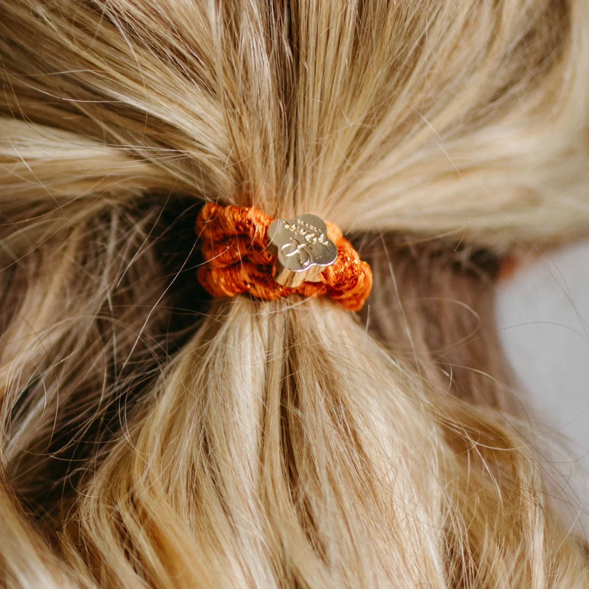 Bangle Band Woven Quatrefoil · Saffron