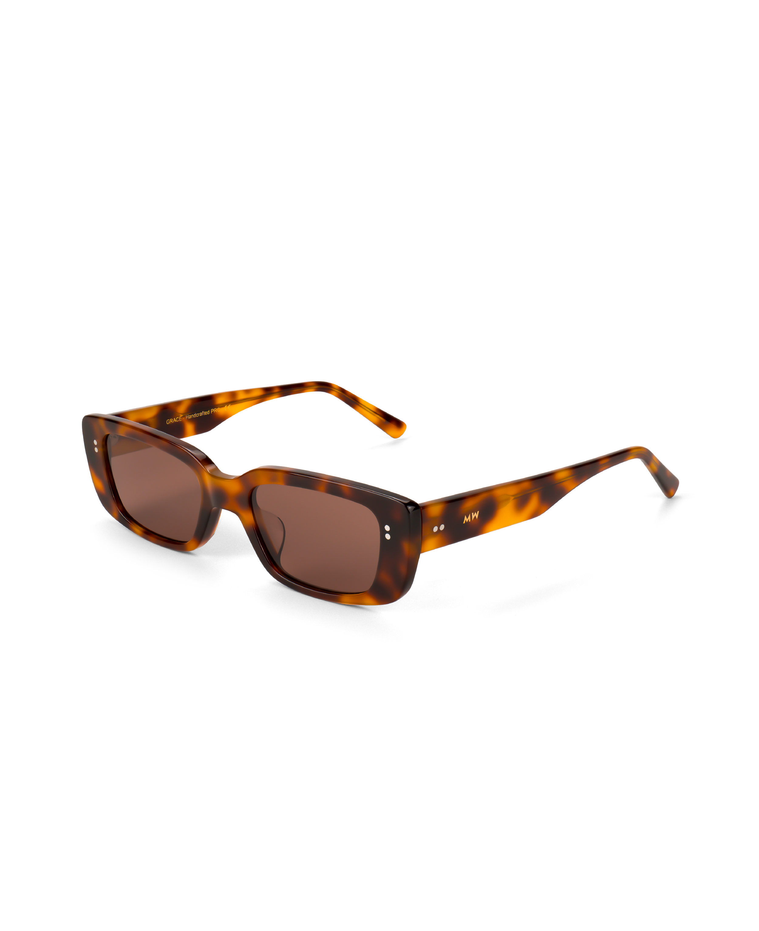 Sunglasses Grace in Tortoise w. Brown lenses