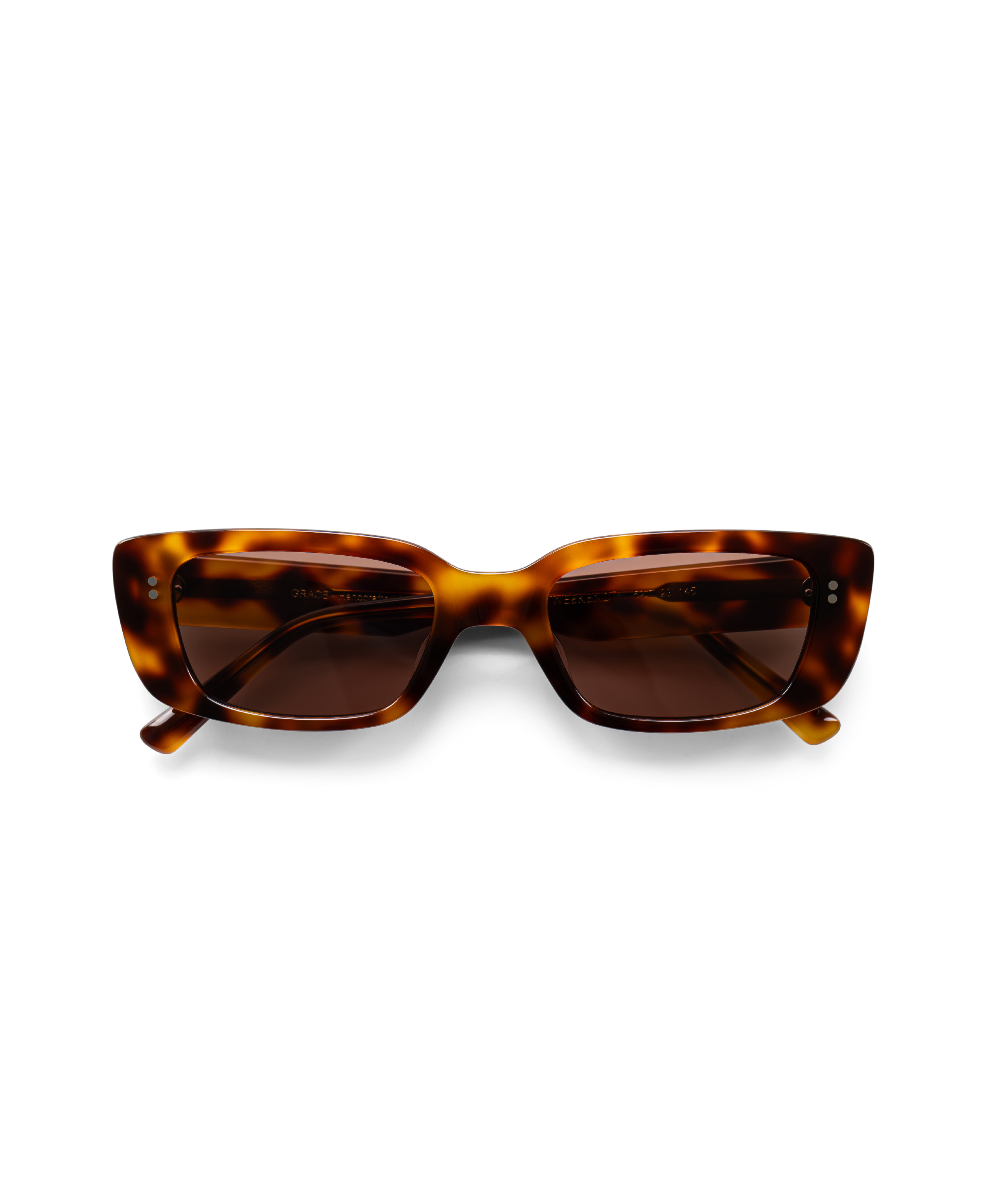 Sunglasses Grace in Tortoise w. Brown lenses