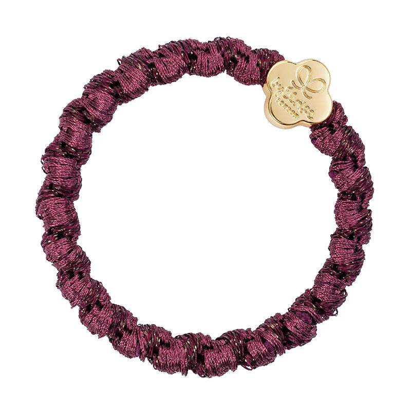 Bangle Band Metallic Woven - Plum