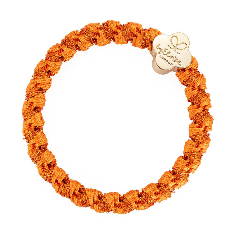 Bangle Band Woven Quatrefoil · Saffron