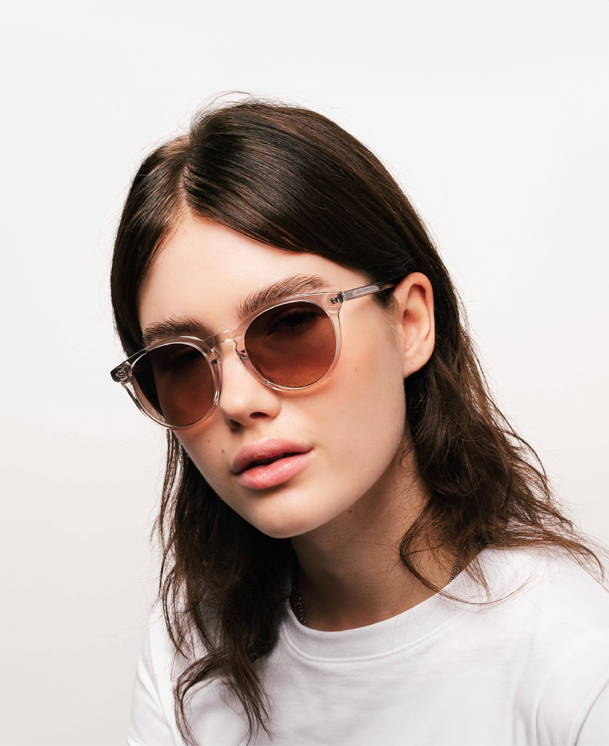 Sunglasses New Depp in Rose w. Brown Lenses