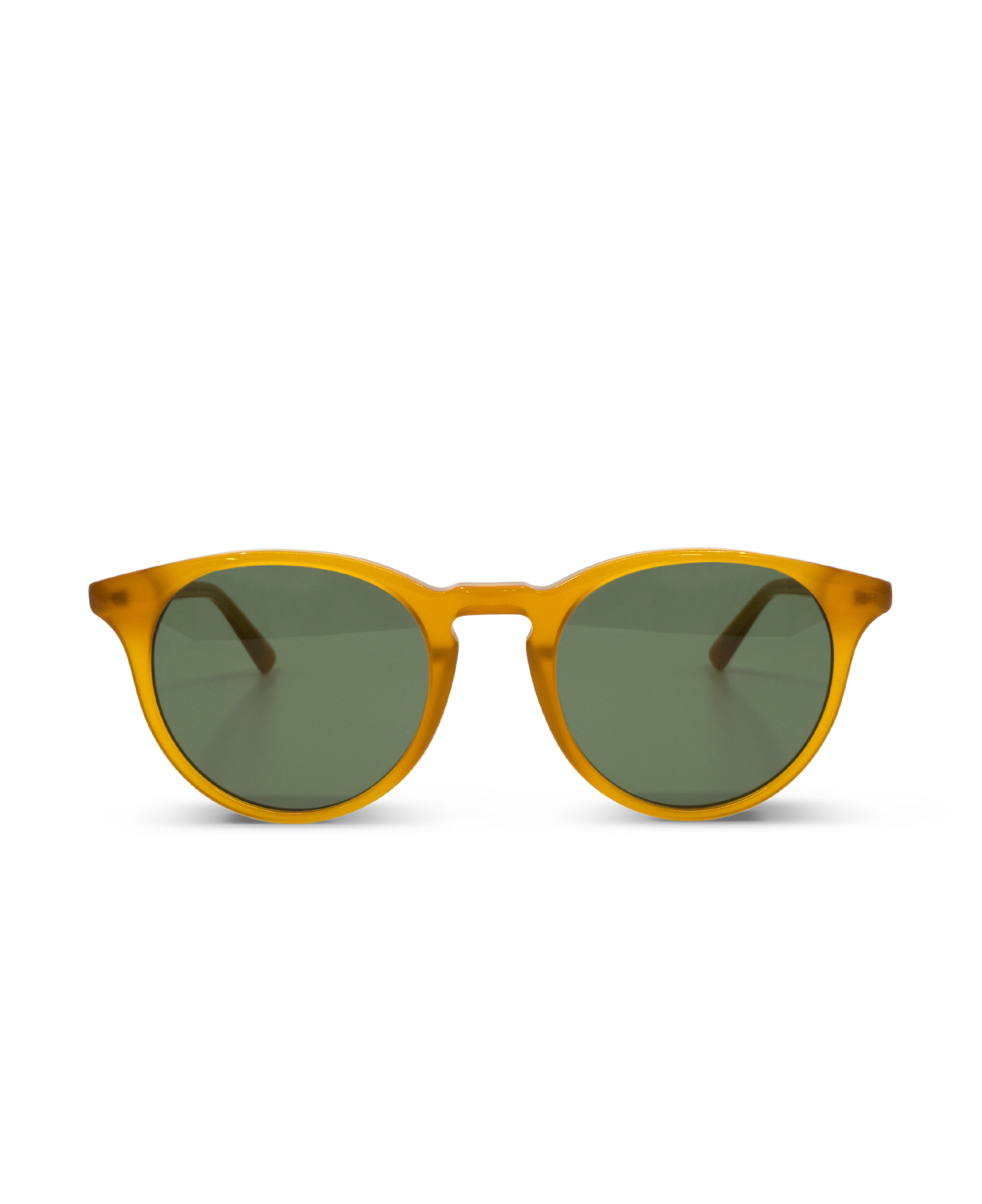 Sunglasses New Depp in Amber w. Green lenses