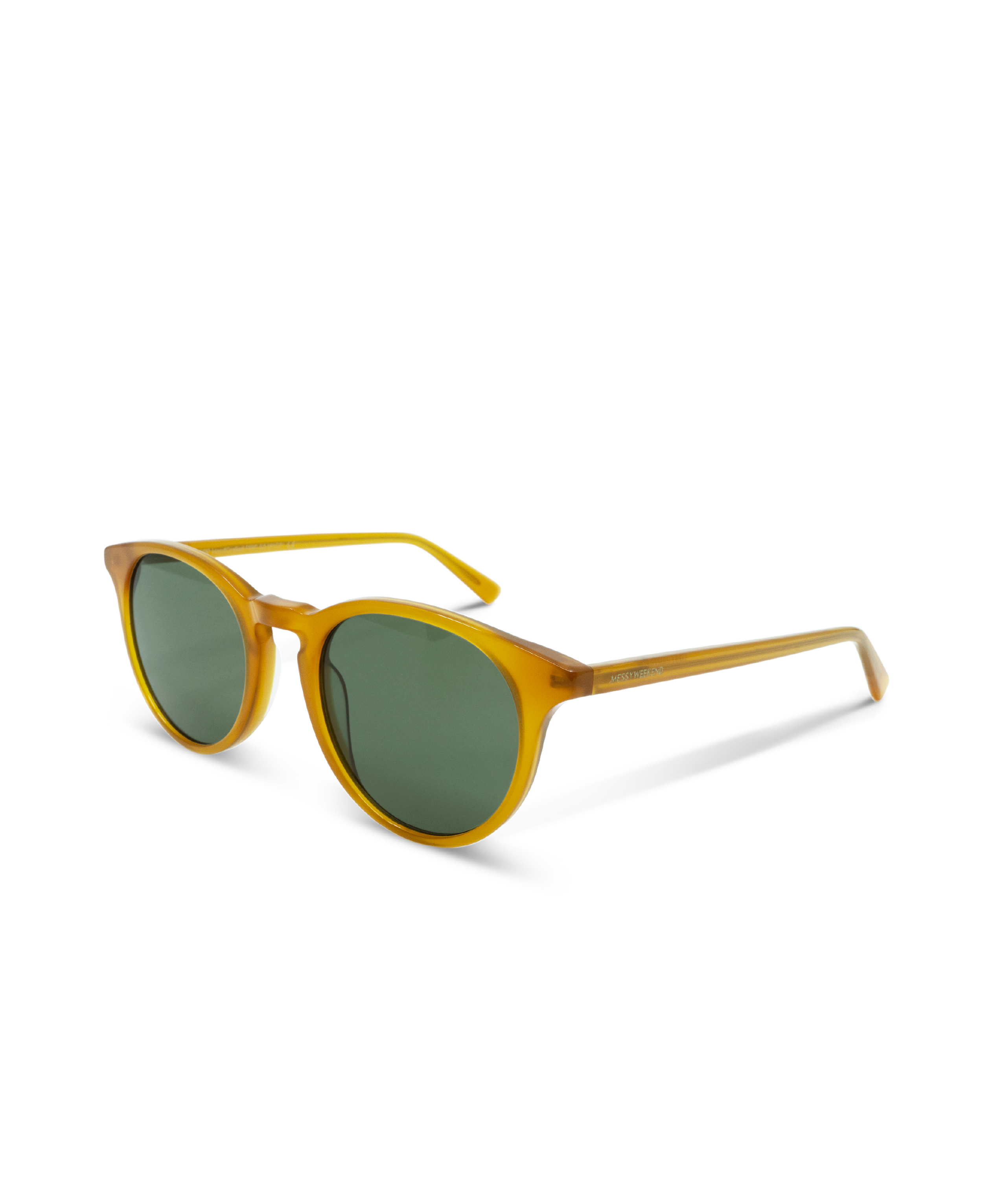 Sunglasses New Depp in Amber w. Green lenses