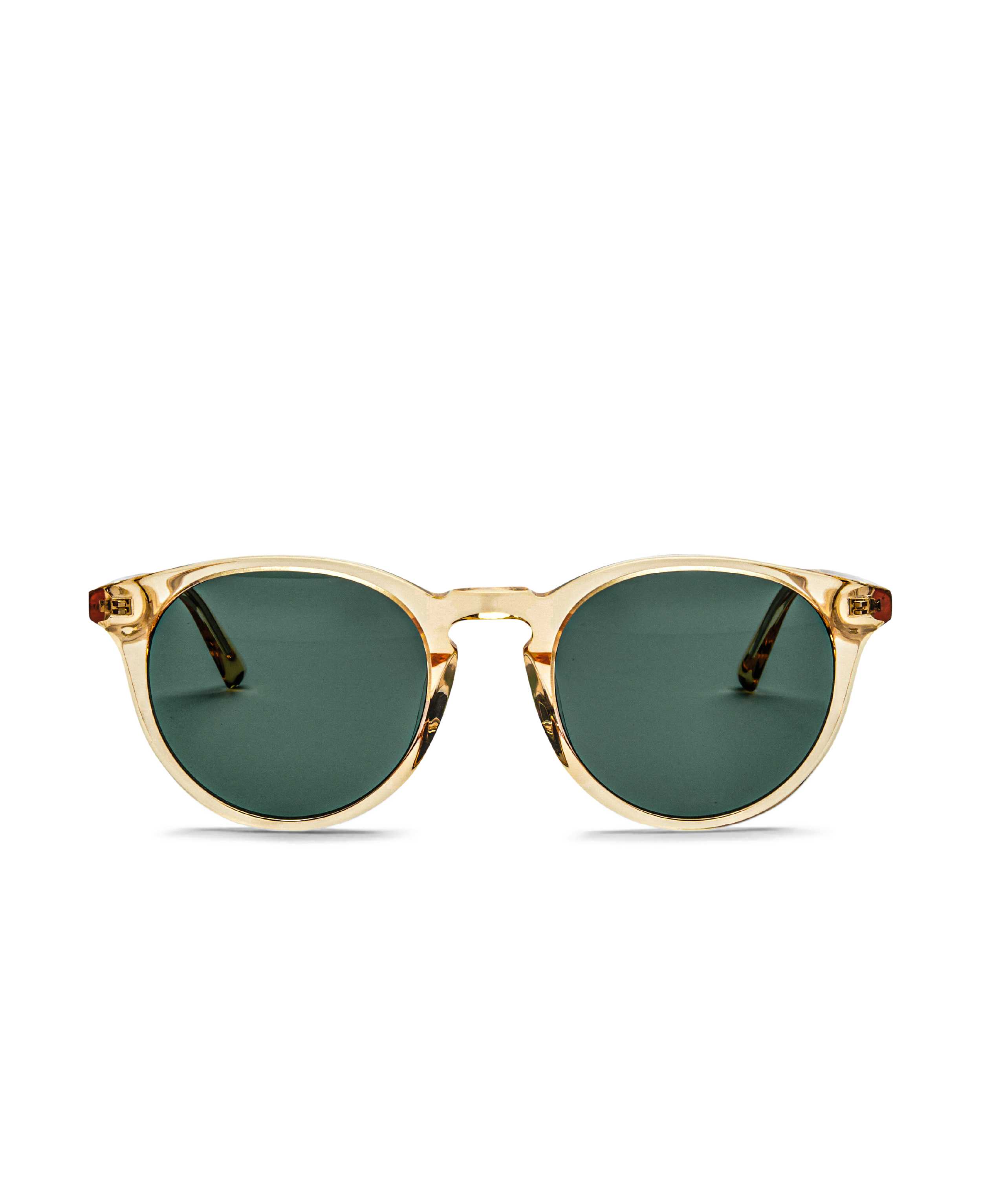 Sunglasses New Depp in Champagne Clear w. Green lenses
