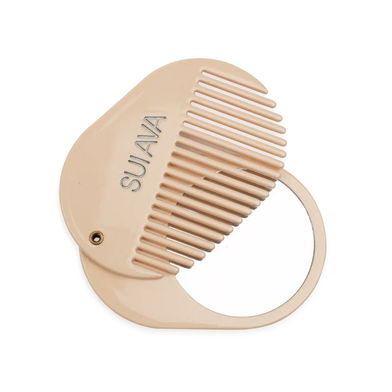Mirror and Comb in Beige
