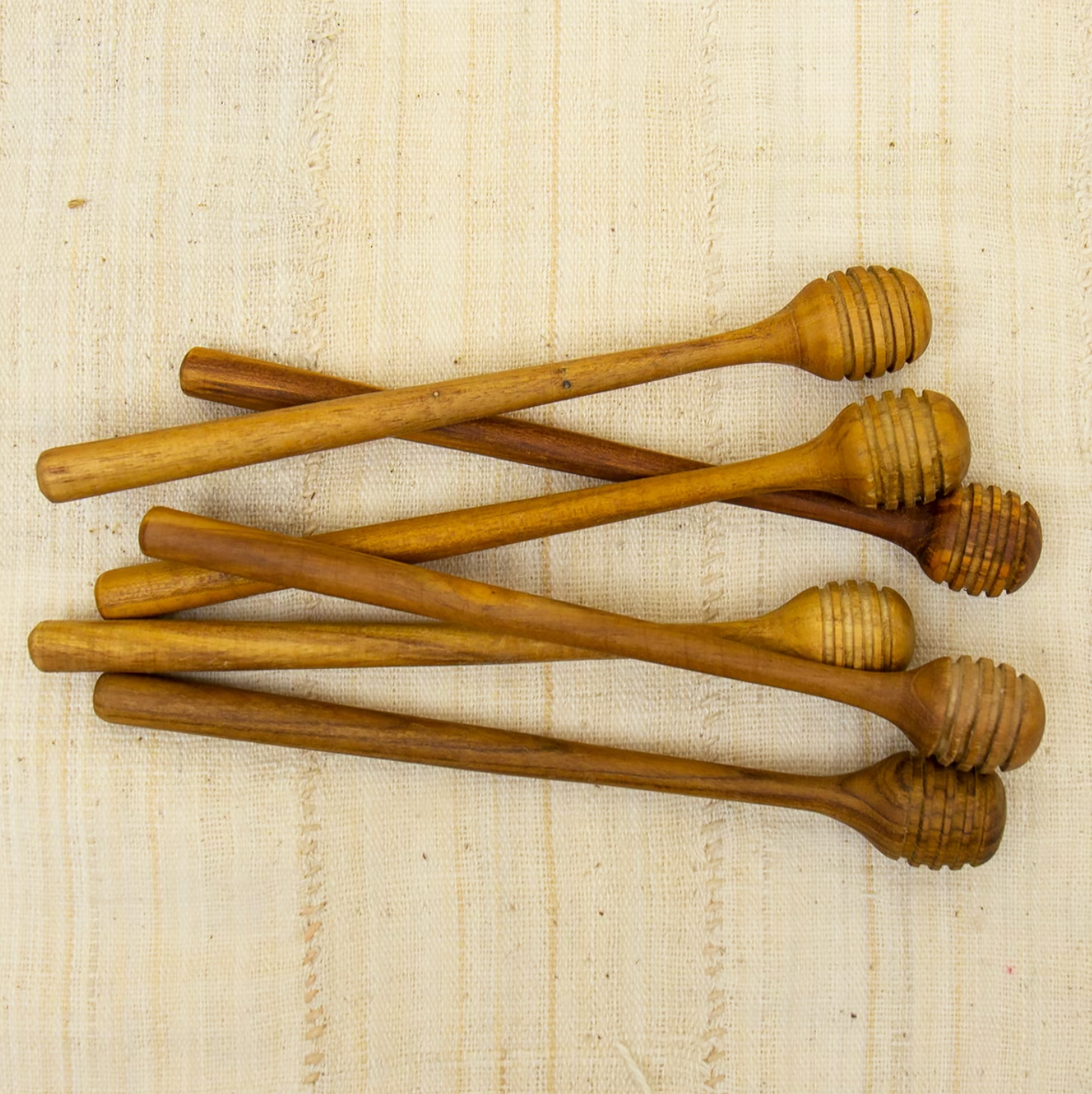Honey dipper, in Teak wood, Handmade
