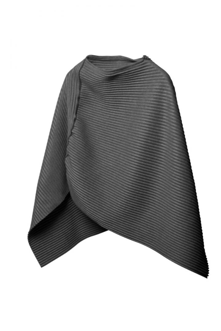 Pleece Poncho in Dark Grey