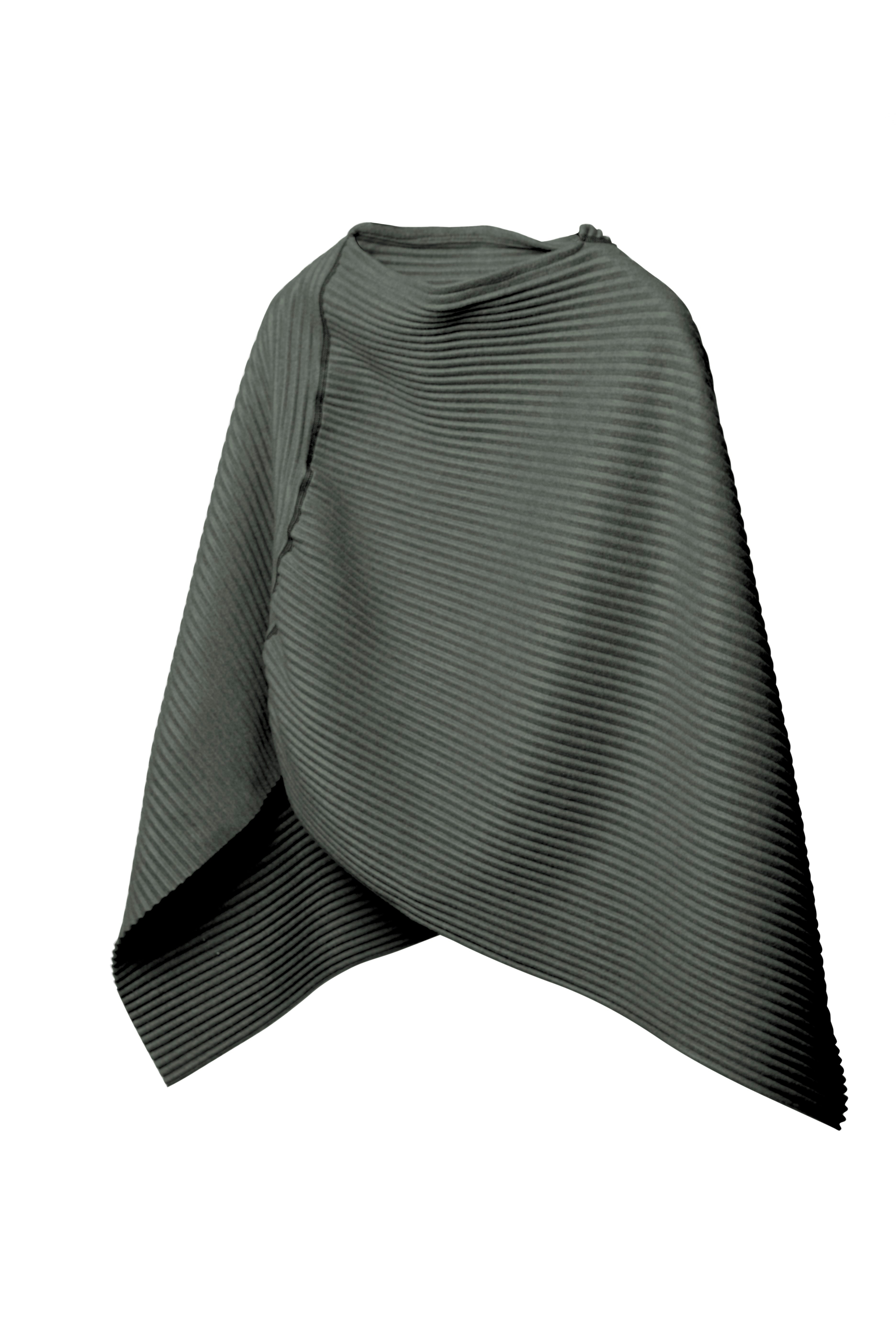 Pleece Poncho in Dark Green