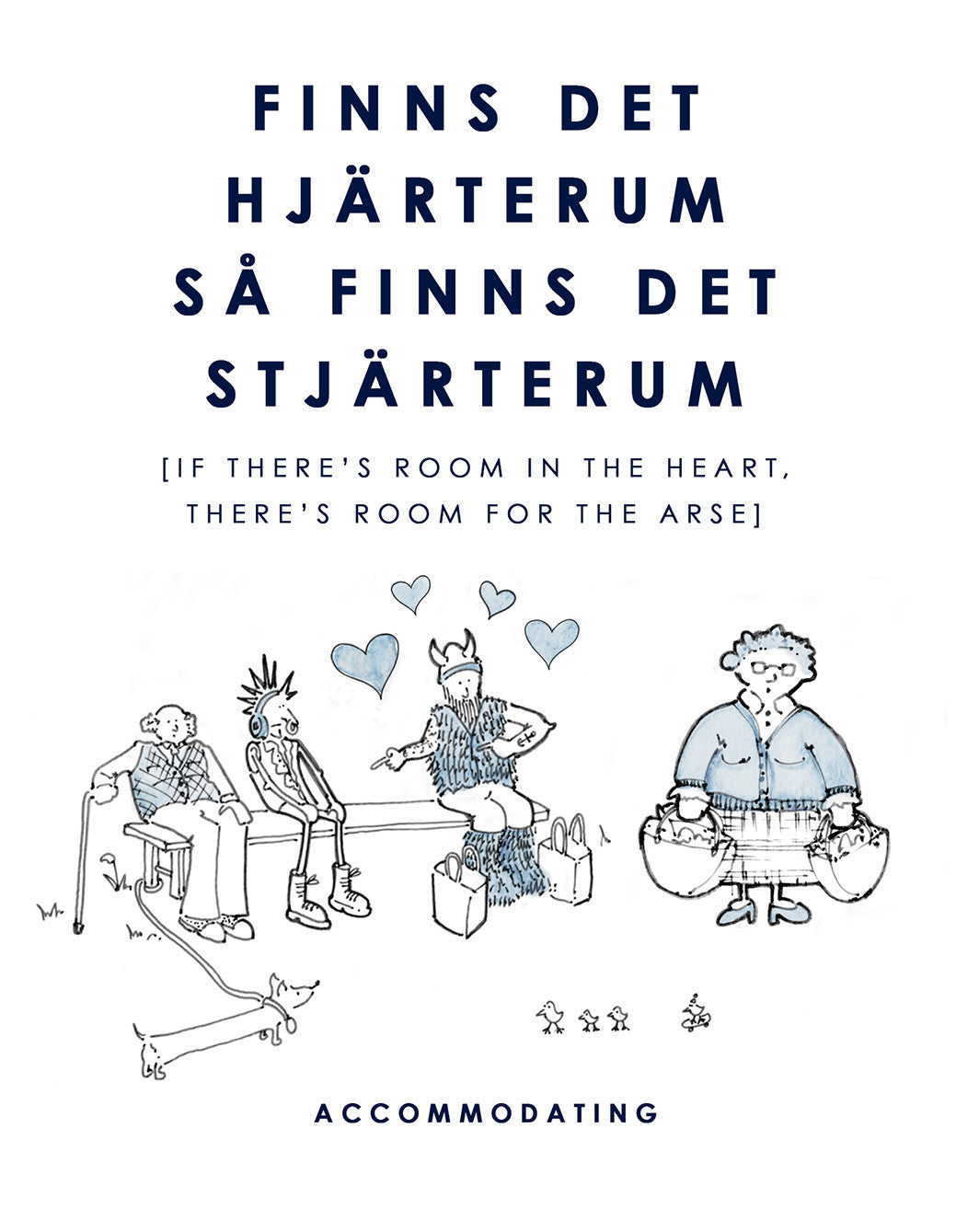 Poster_Finns det Hjärterum - Blabar Nordic Living