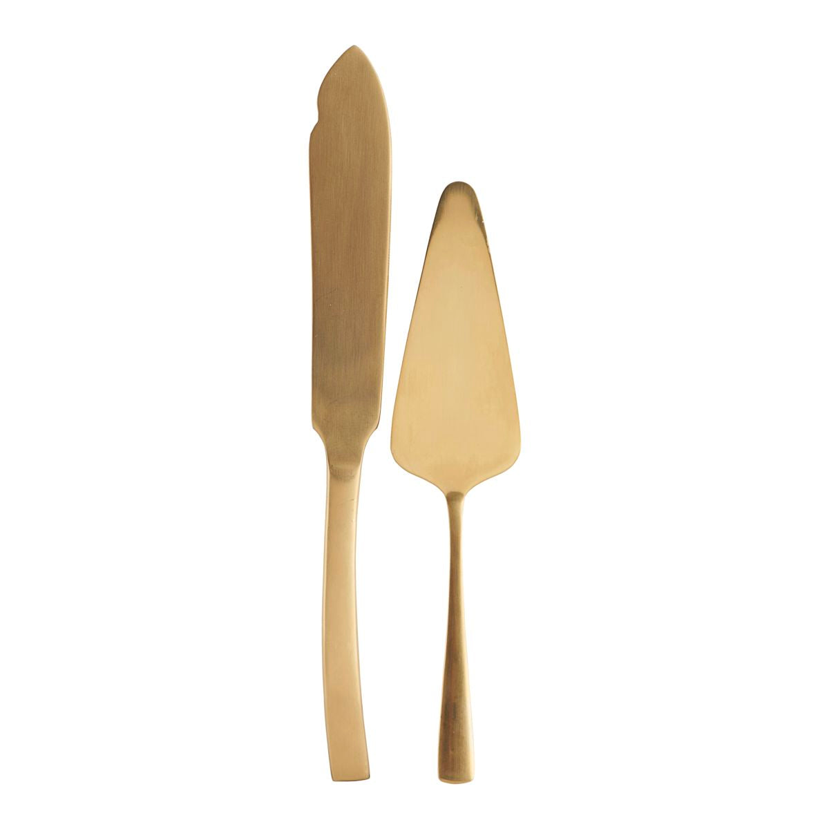 Cake Servers Golden - Blabar