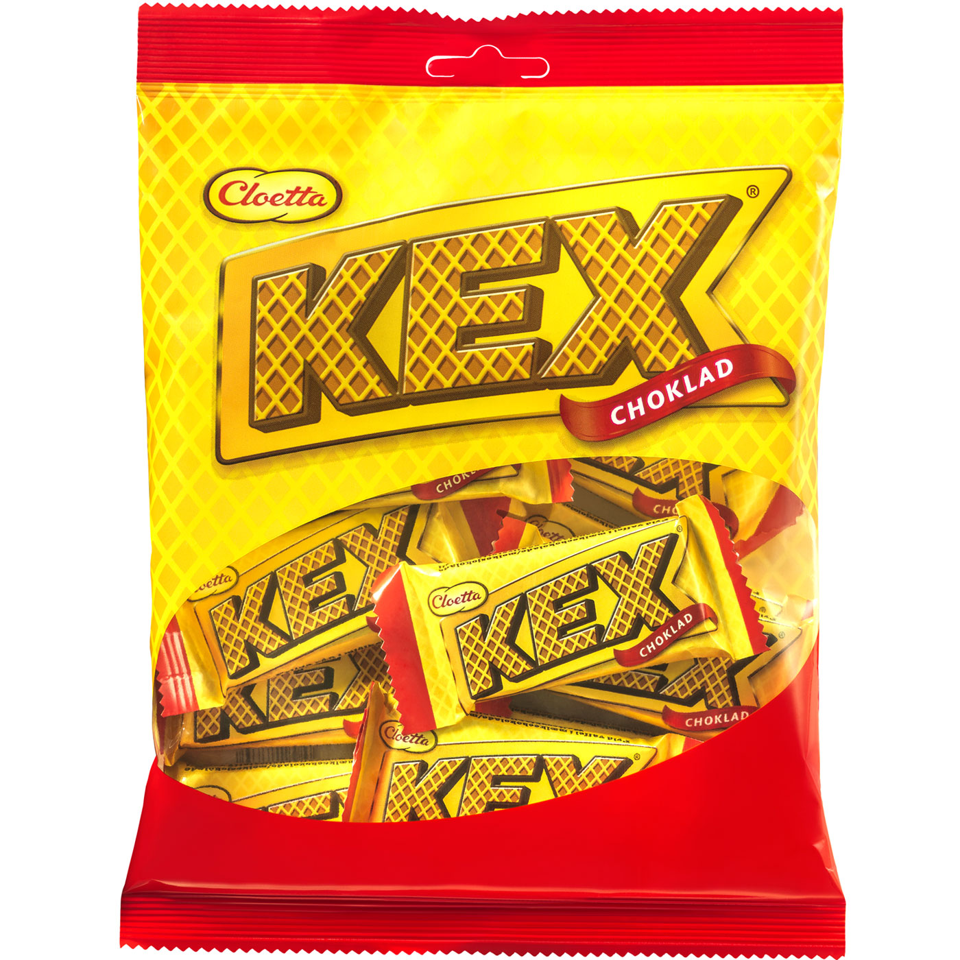 Deli Cloetta Kexchoklad Mini – Chocolate Wafer 156g (BAG) offers individually wrapped Swedish chocolate wafer bars in signature yellow and red packaging.
