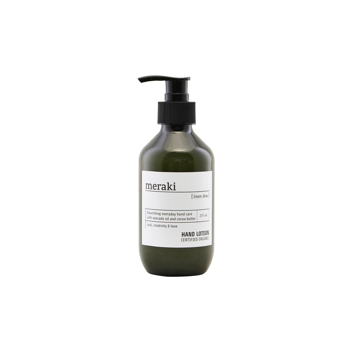 Hand Lotion Organic, Linen Dew