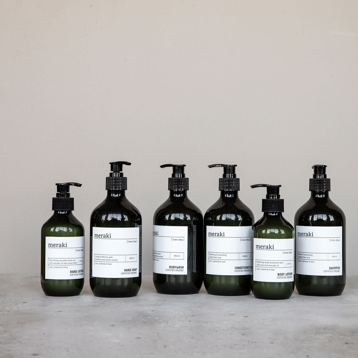 Hand Lotion Organic, Linen Dew