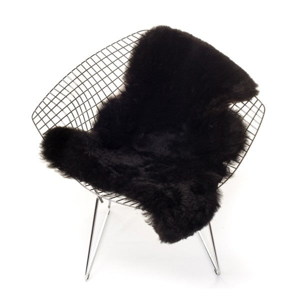 Sheepskin Icelandic - Shorthaired in Natural Black Brown - Blabar Nordic Living