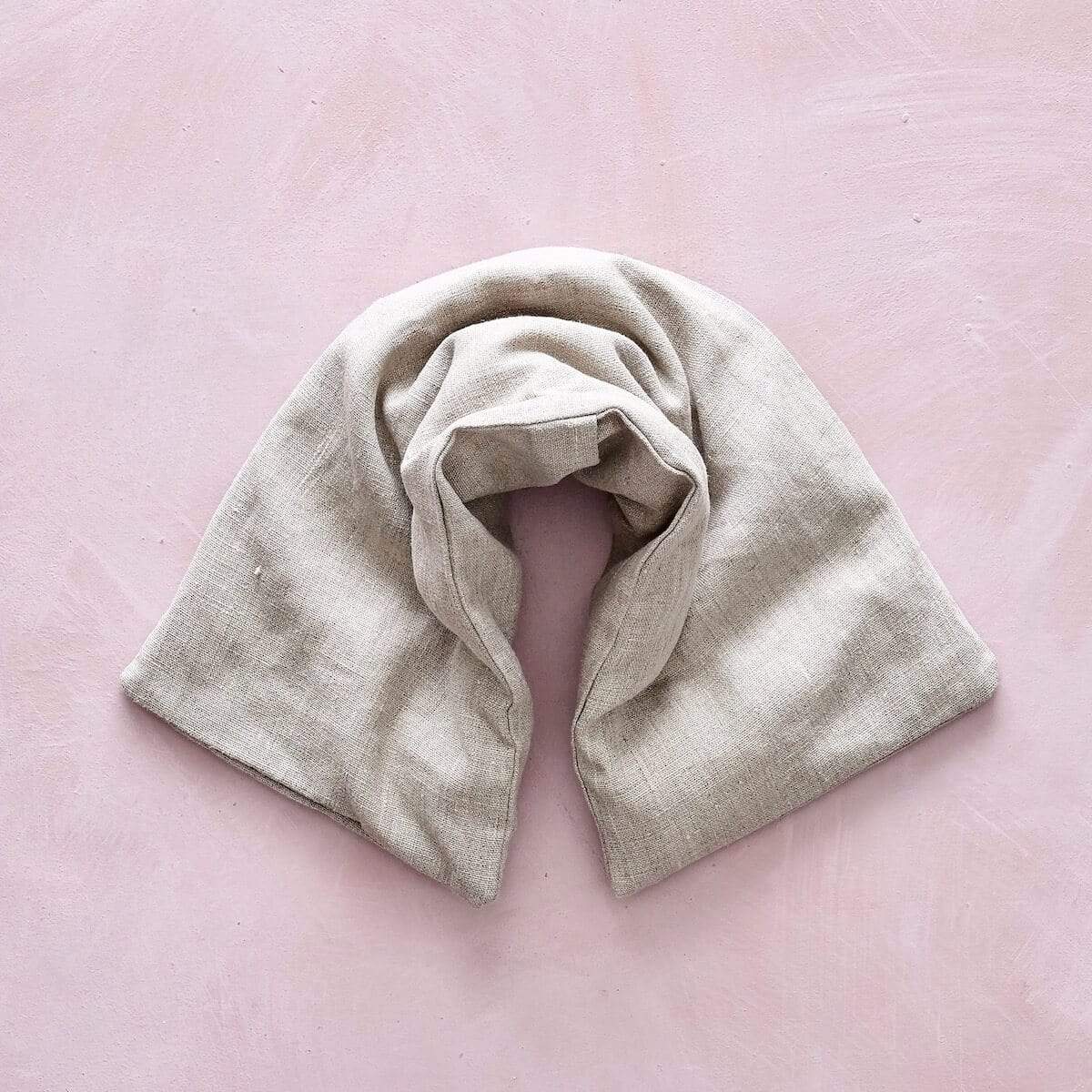 Linen Wheat Bag - Large in Natural Plain - Blabar Nordic Living