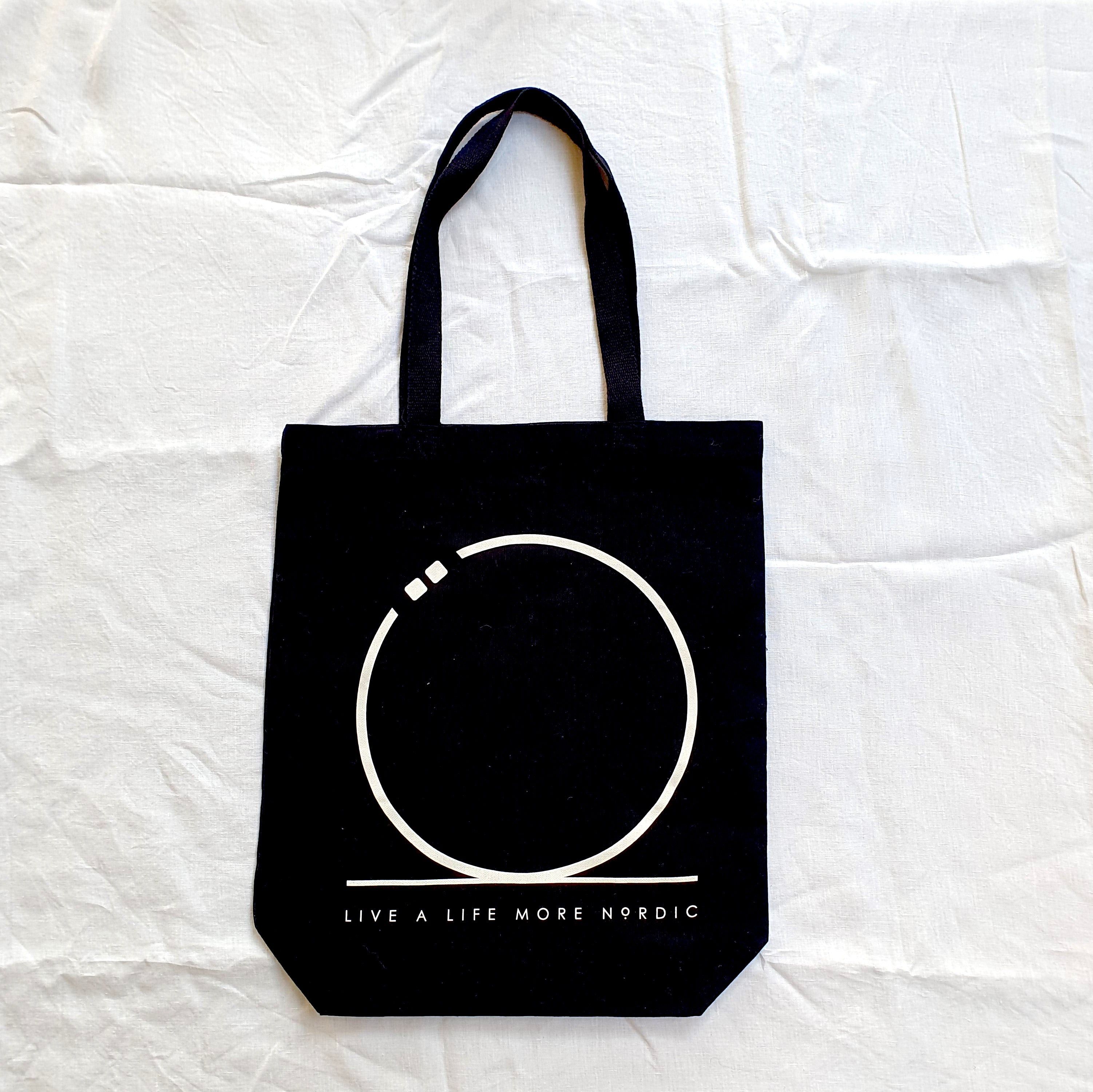 Blåbär Tote Shopper Bag in Black