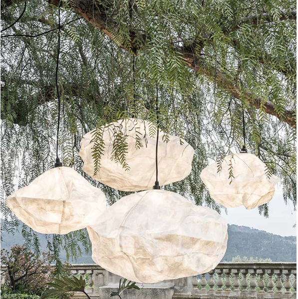 Outdoor Lamp Sky Small - Water Repellent Paper w. 5m cable