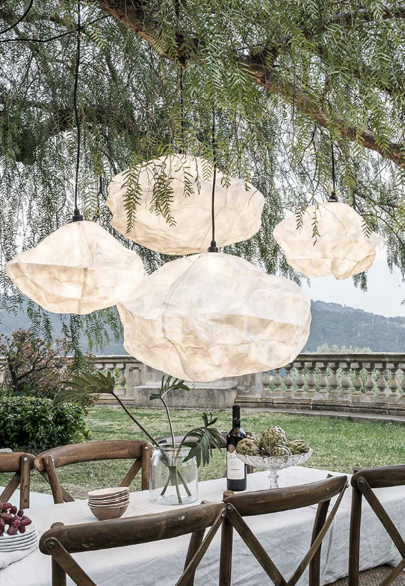 Outdoor Lamp Sky Small - Water Repellent Paper w. 5m cable