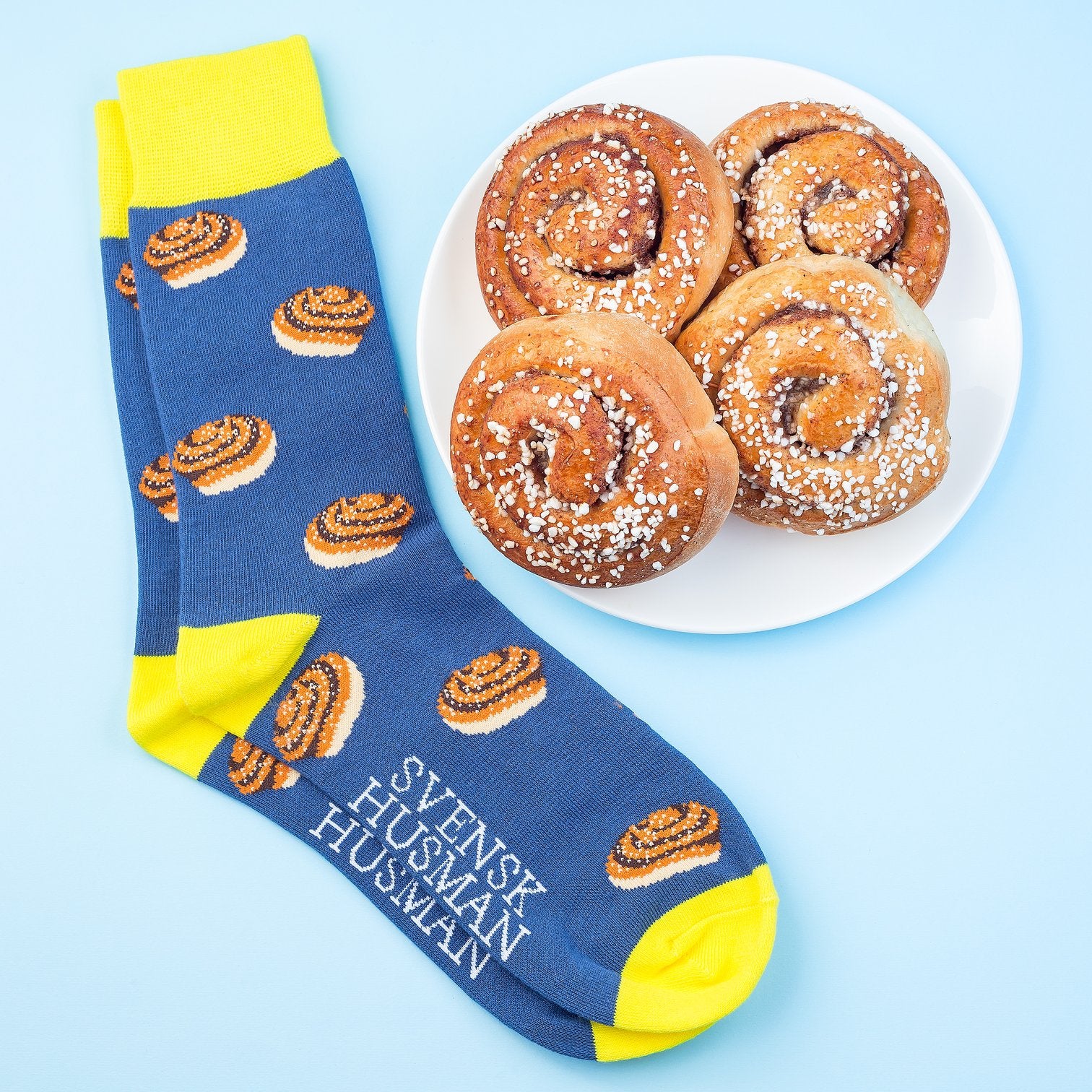 Kanelbullen Cinnamon Bun Socks - Adult